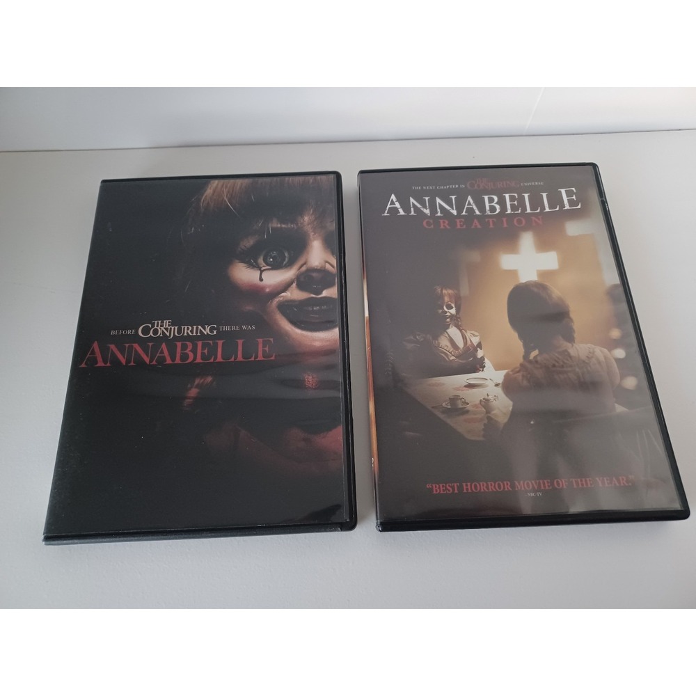 Annabelle And Annabelle Creation DVDs Horror Scary Movie Entertainment Media